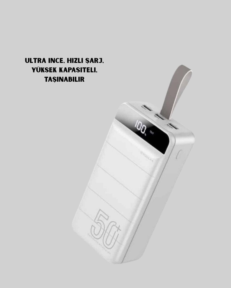 22.5W PD Destekli Taşınabilir Şarj Cihazı Çoklu Çıkışlı Model Powerbank