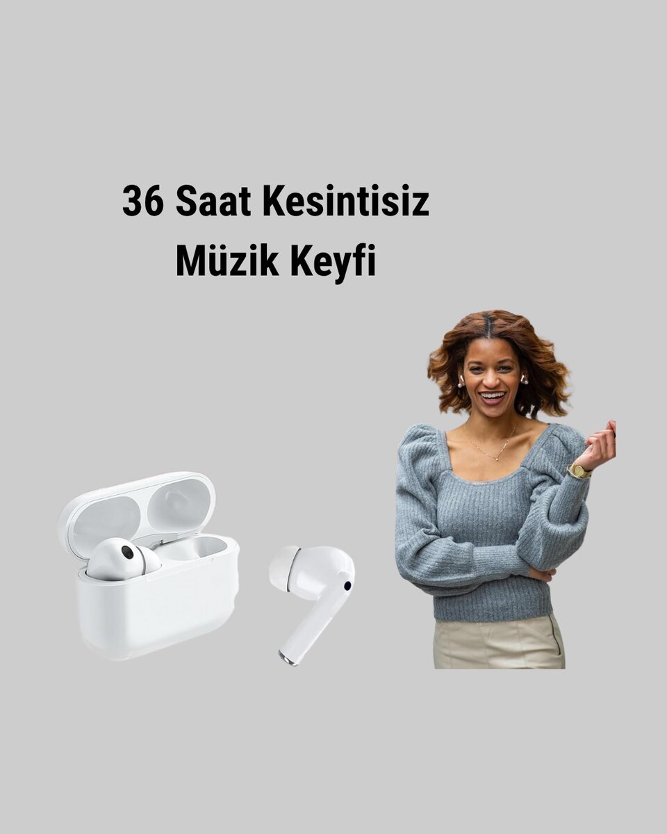Gürültü Engelleme Özellikli Kablosuz Bluetooth Kulaklık – Type-C Hızlı Şarj