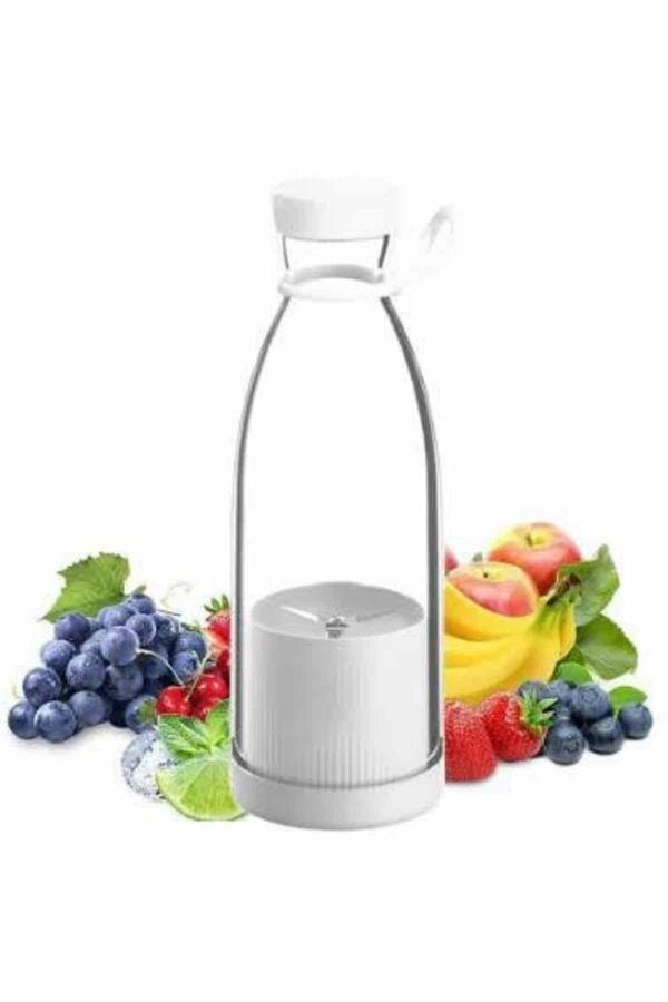 Taşınabilir Kablosuz Şarjlı Kişisel Smoothie El Blender Mini Meyve Sıkacağı - 6264