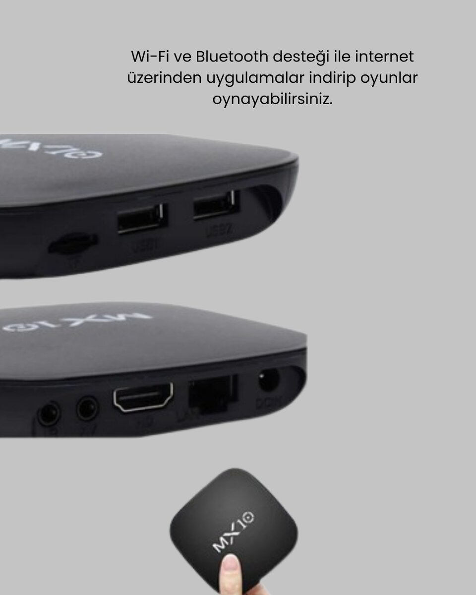 4K Ultra HD TV Kutusu – 8 GB Hafıza Google Asistan Chromecast Dolby Destekli