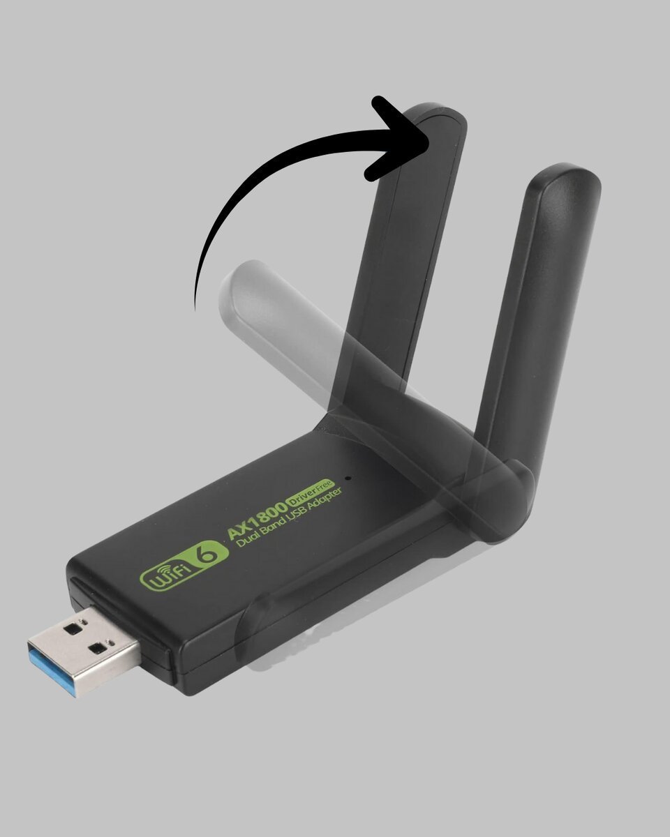 Ultratekno Dual Band WiFi Adaptör – 1200 Mbps USB 3.0 Çift Antenli Geniş Kapsama Alanı ve Yüksek Hız