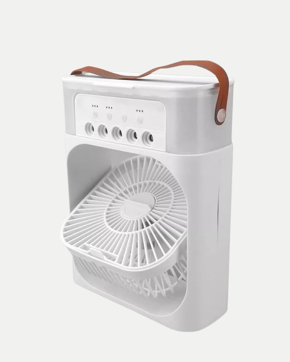 Taşınabilir Mini Klima Fan 3’ü 1 Arada Soğutucu Nemlendirici ve Gece Lambası
