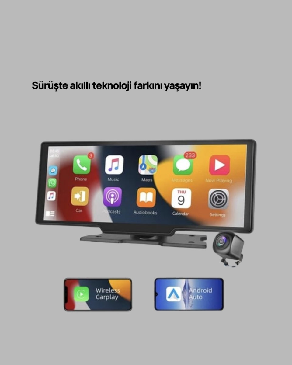 Fiat Egea Linea Doblo Peugeot Citroen C3 C4 Opel Astra Corsa Insignia Uyumlu 10.26” IPS Dokunmatik CarPlay Multimedya – 4K Ekran