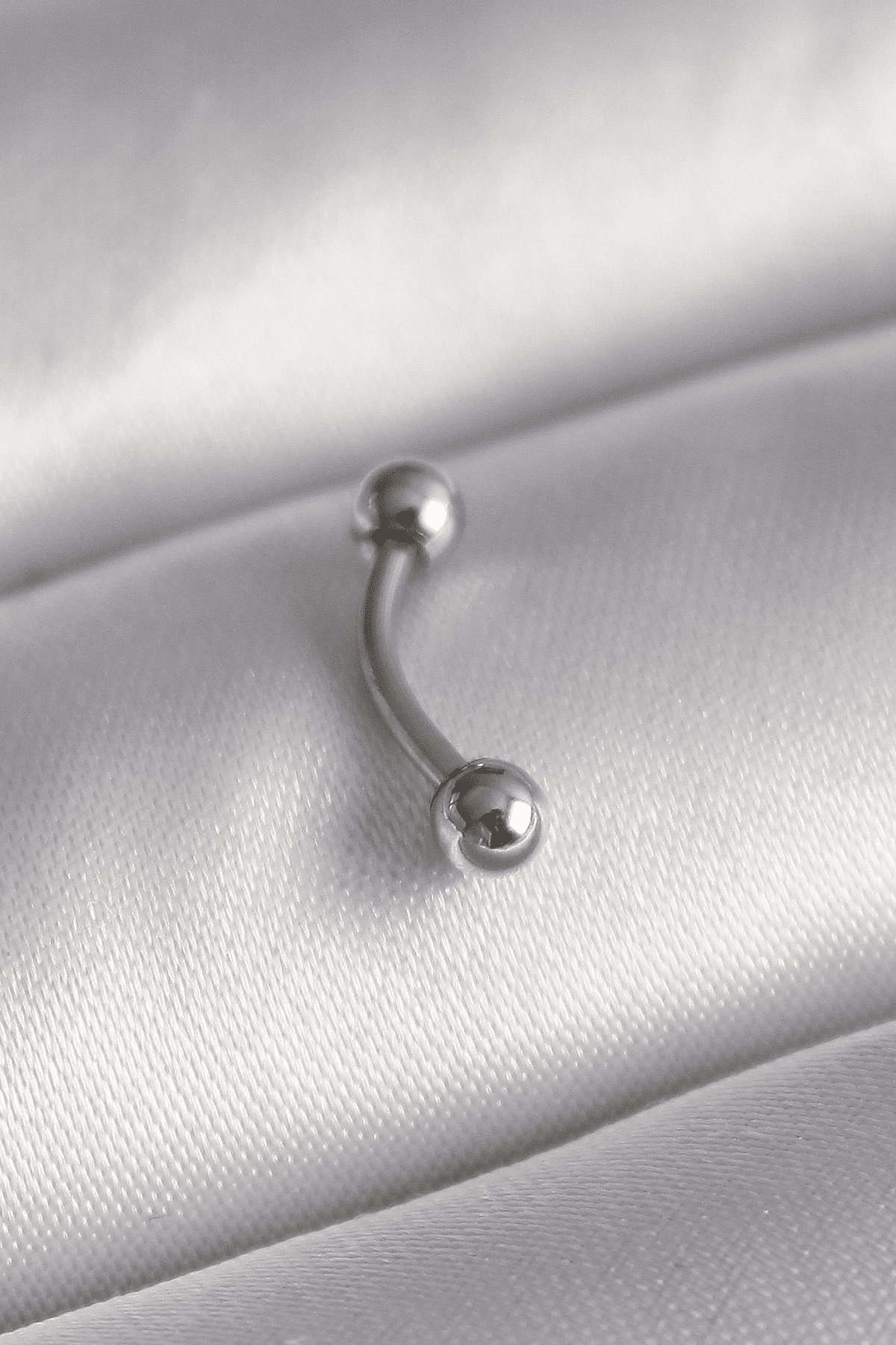 316L Çelik Gümüş Renk Topçuk Model Piercing 5886