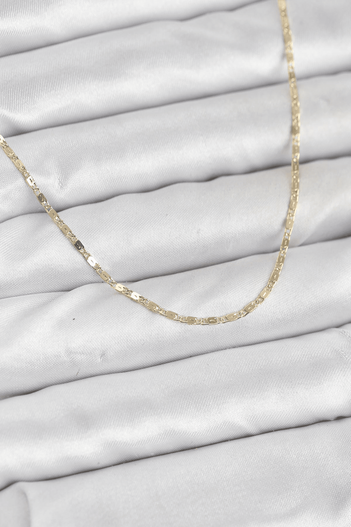 CM 14K Gold Renk Ezme Zincir Model 60 cm Kadın Kolye 5886