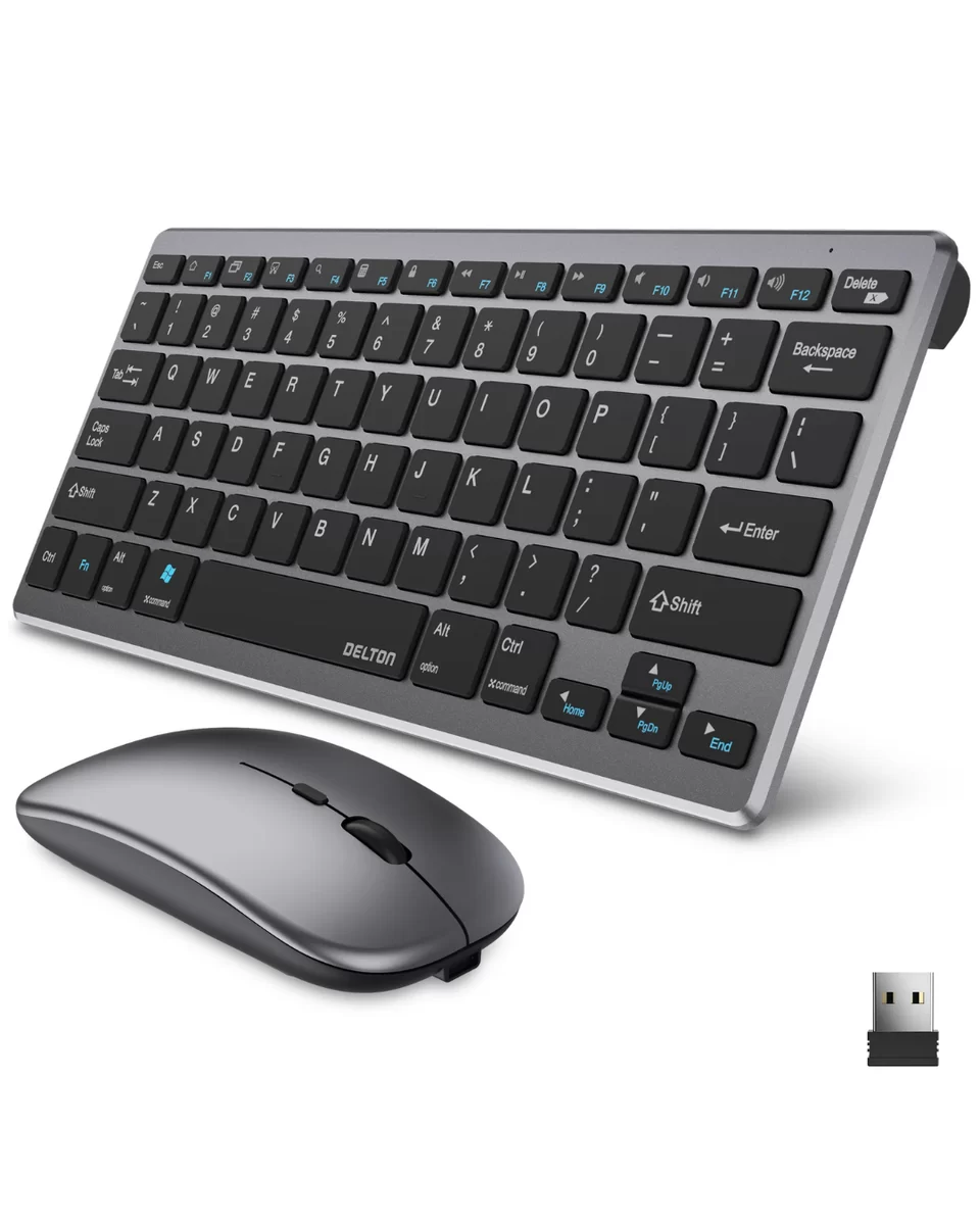 Kablosuz Bluetooth Klavye Mouse Seti Şarjlı Tablet Laptop Uyumlu