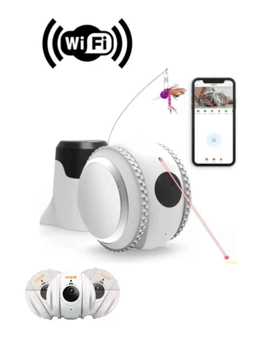 WiFi Akıllı Takip Kamerası Lazer Oyunlu Evcil Hayvan Gözetim Sistemi
