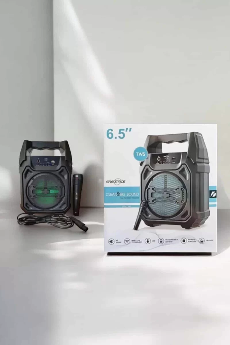 Güçlü ve Şarj Edilebilir Bluetooth Hoparlör 6.5 İnç