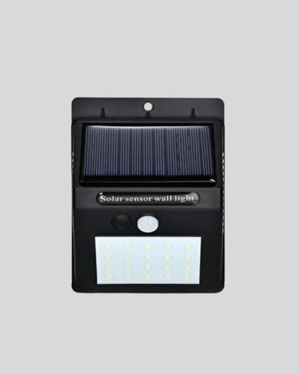 Sensörlü Güneş Enerjili LED Duvar Lambası Bahçe ve Balkon Aydınlatma