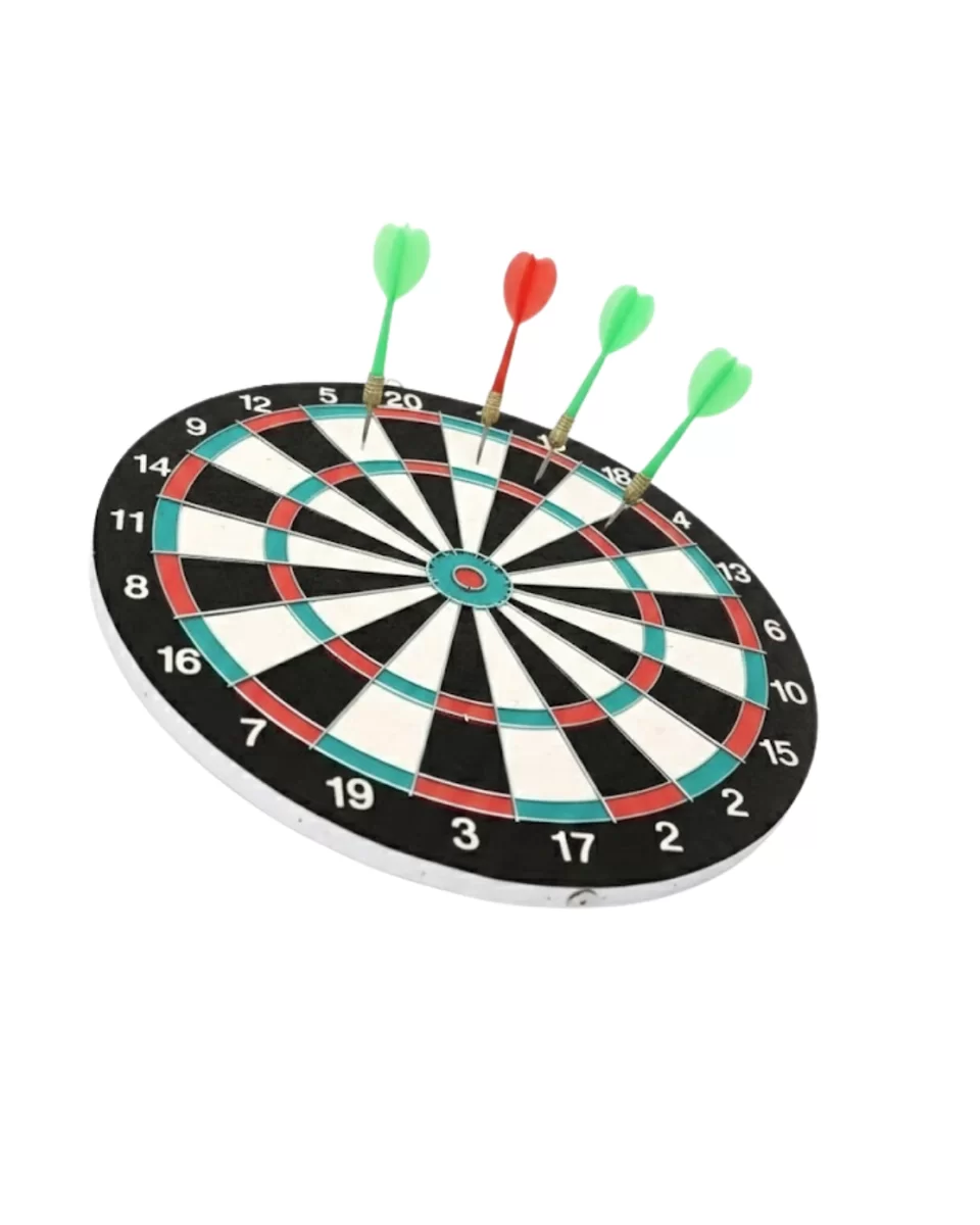 17 İnç Dart Tahtası Sağlam Ahşap Gövde ve Uzun Ömürlü Kullanım
