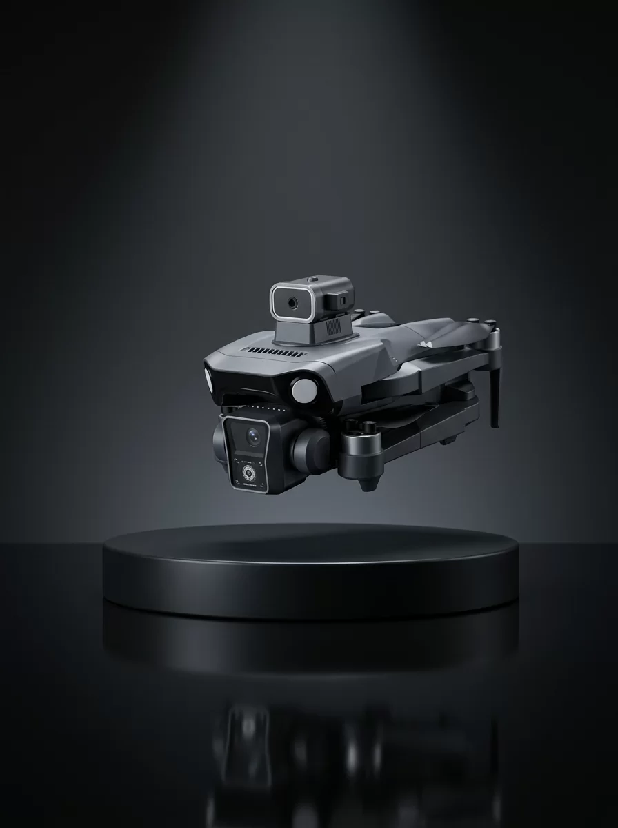 Çift Kameralı GPS Drone Geniş Açılı Havadan Görüntüleme Sistemi