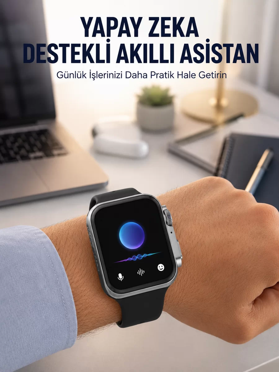 RS12 PRO+ 2025 Serisi Garantili Özel Üretim Akıllı Saat – AMOLED Ekran GPS 2GB Hafıza Sesli Görüşme Uzun Şarj Süresi Yeni Nesil