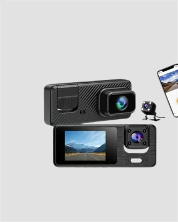1080P 3 Kameralı Araç DVR – Döngü Kayıt ve Geri Görüş Özellikli Yeni Nesil