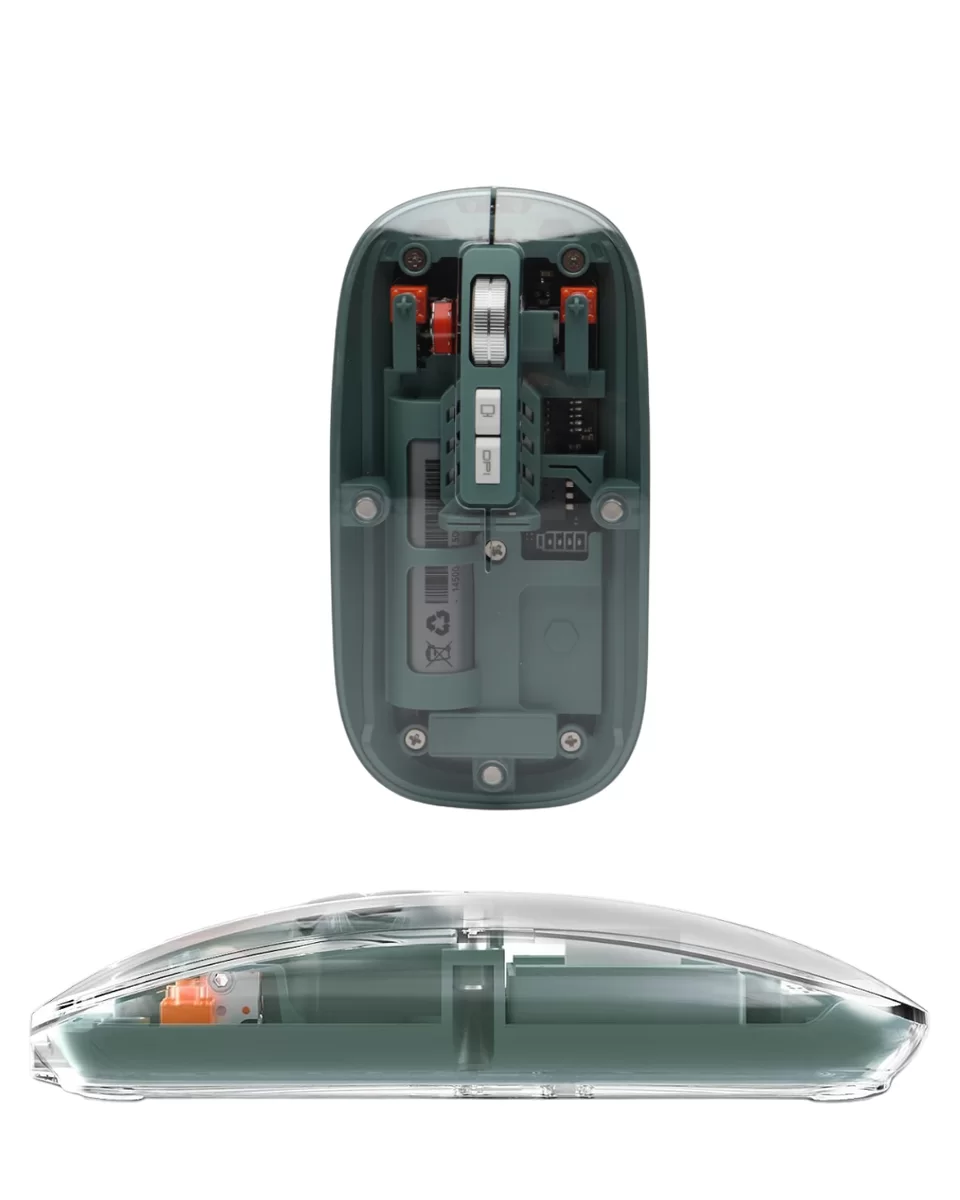 Pilli Kablosuz Mouse Bluetooth ve USB Uyumlu Sessiz Tıklama Yeni Nesil