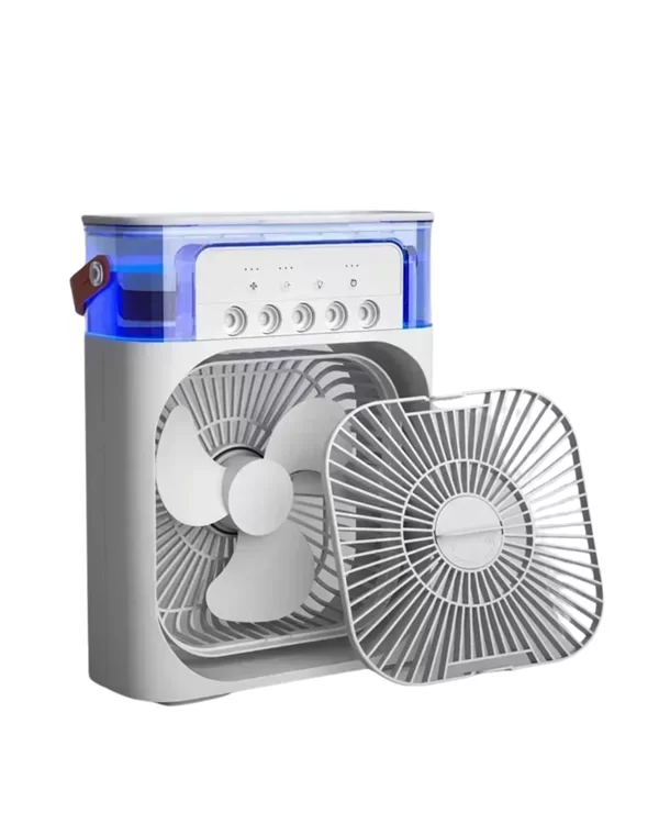 Spreyli Mini Masaüstü Fan | 500ML Su Hazneli 3 Kademeli Soğutucu Yeni Nesil