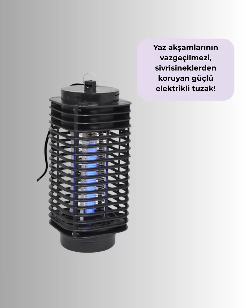 Kimyasal İçermeyen UV Işıklı Böcek ve Sivrisinek Kapanı – Güvenli Kullanım Yeni Nesil