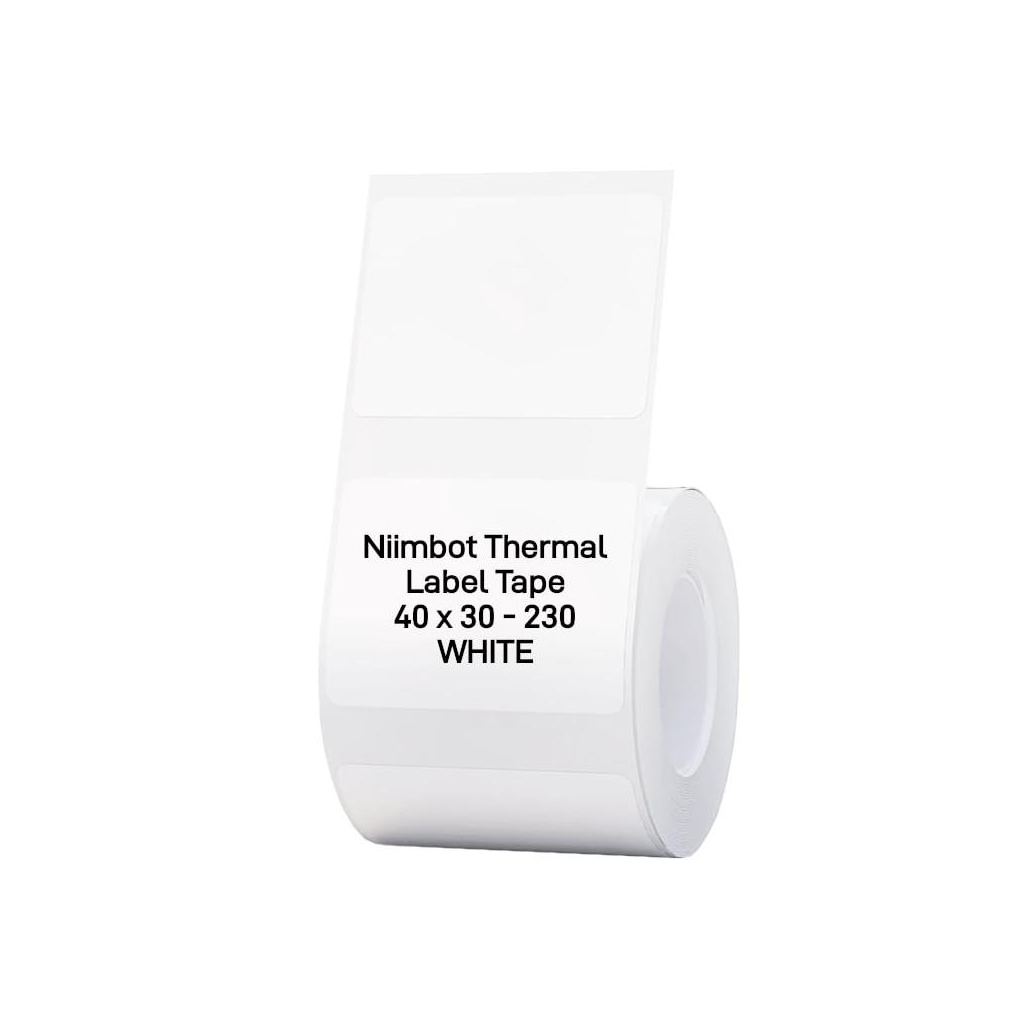 NIIMBOT T40 Etiket 40mm x 30mm 230 adet Beyaz (B1B21SB3S)(1923)
