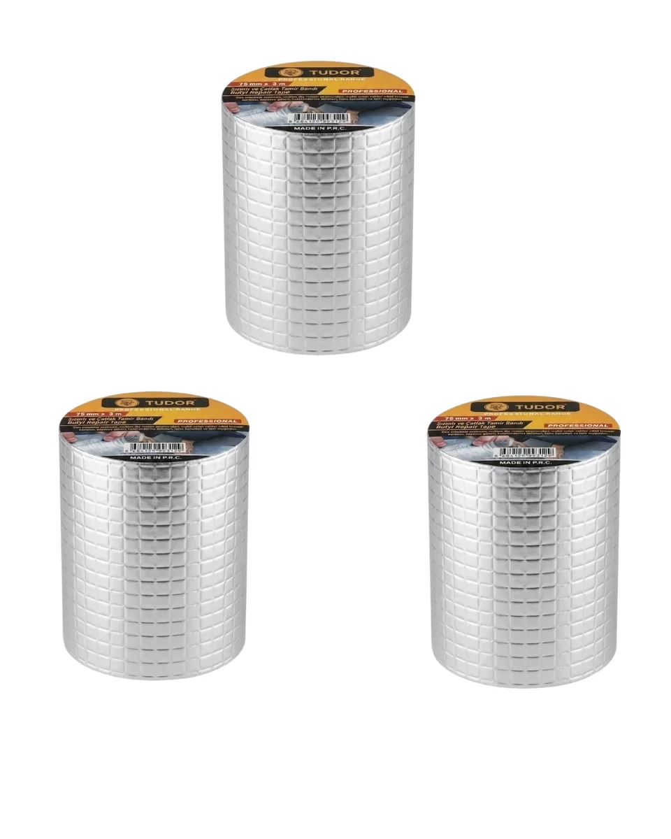 3 Lü Set Su Geçirmez Sızdırmaz Tamir Bandı Güçlü Yapışkanlı 72 MM