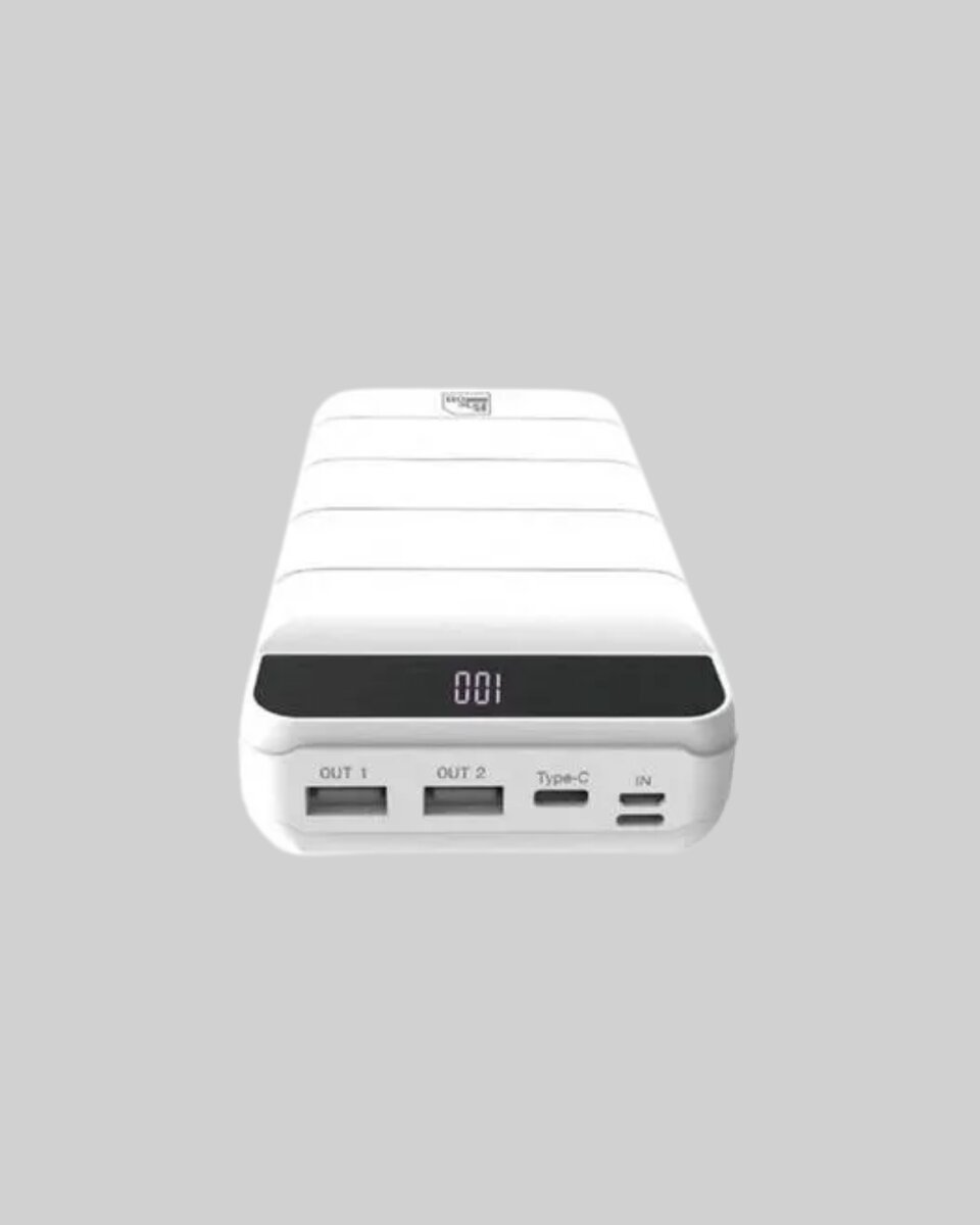 50000mAh Yüksek Kapasiteli Powerbank Hızlı Şarj ve LED Ekranlı