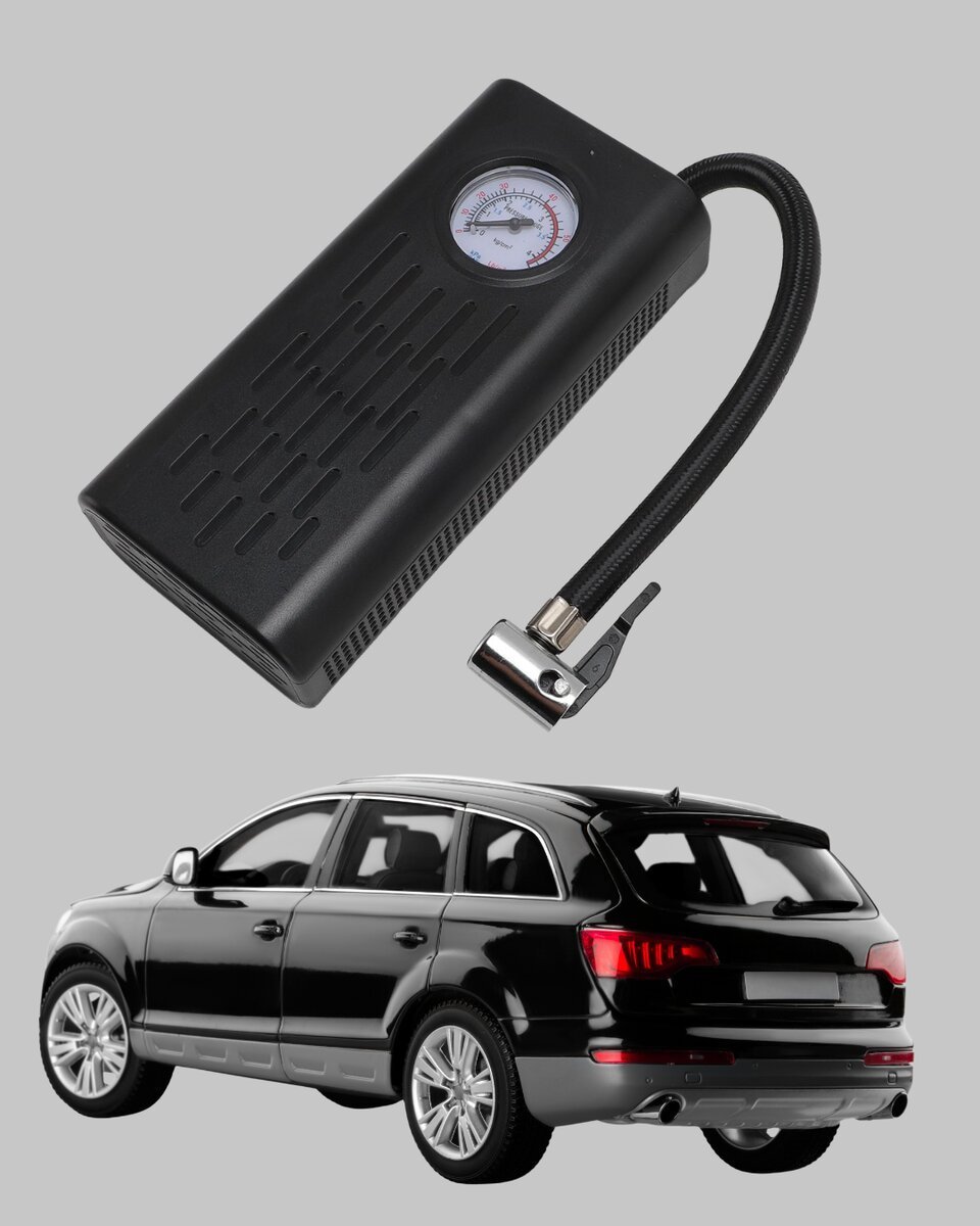 Taşınabilir Elektrikli Oto Motosiklet Bisiklet Lastik Şişirme Pompası