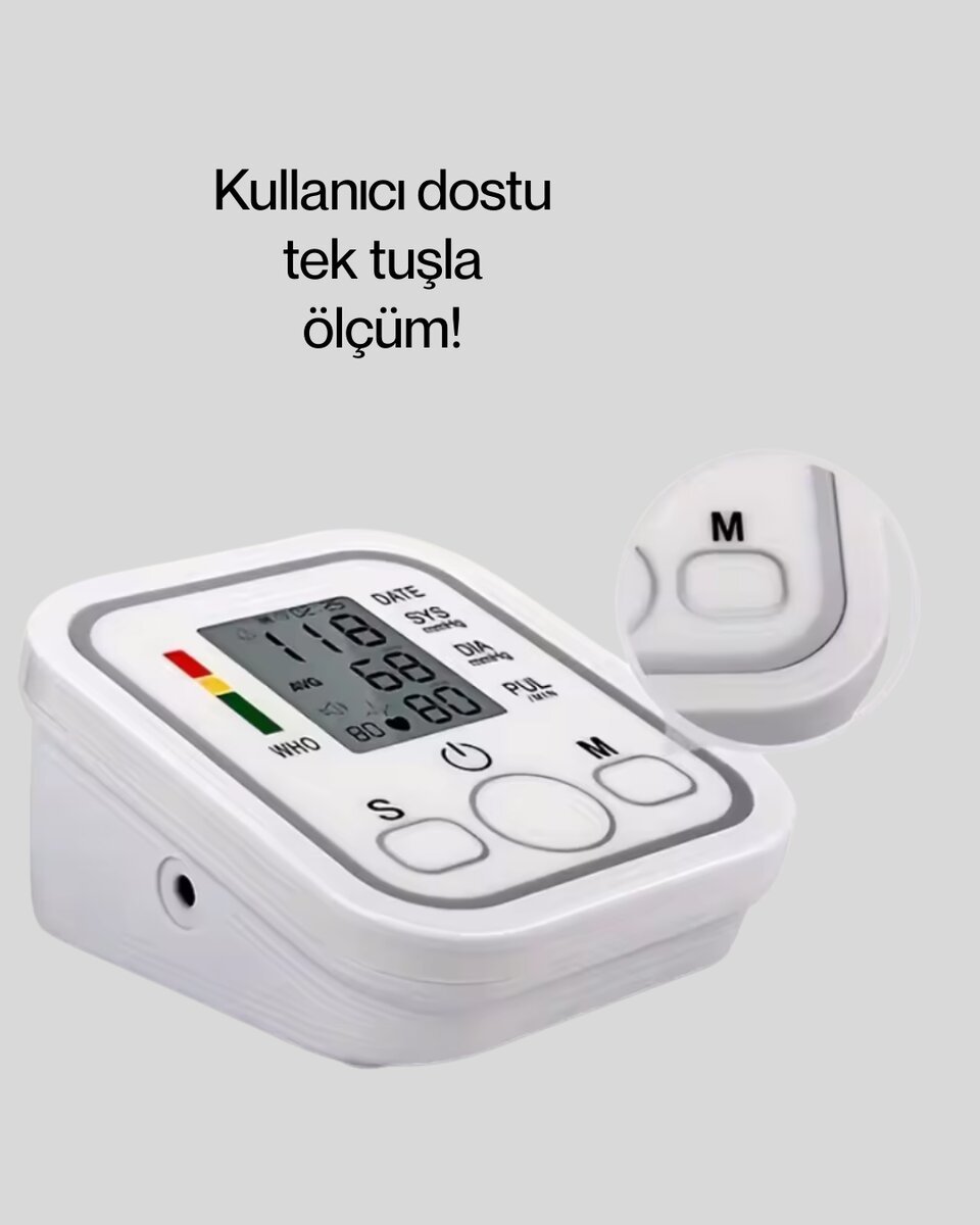 Ritmi Tespit Özellikli Dijital Tansiyon Aleti