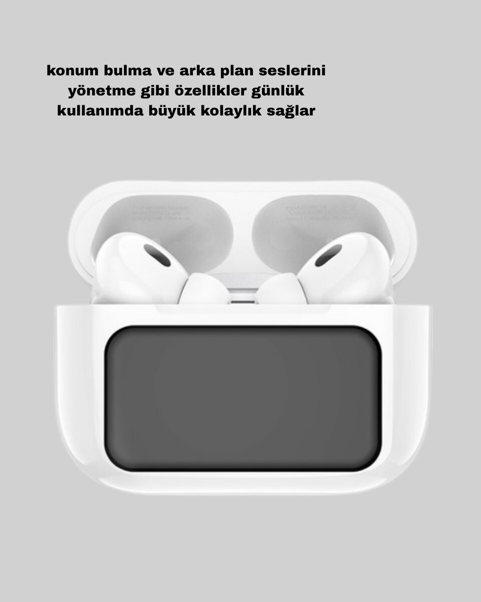 ANC Bluetooth Kulaklık – Dokunmatik Powerbank Kutulu Akıllı Sensörlü