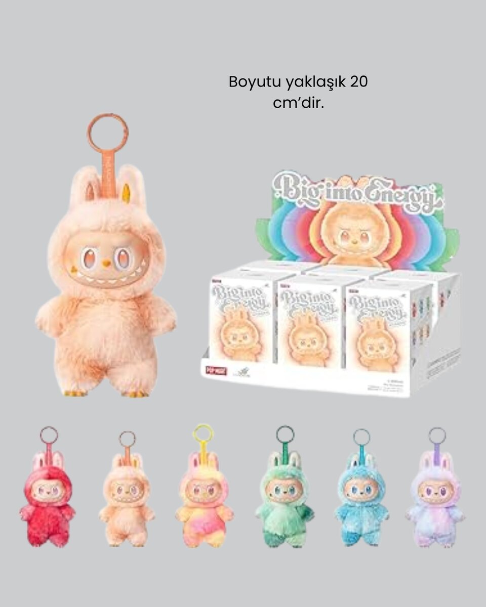 Labubu Koleksiyonluk Peluş Oyuncak – Yumuşak Kumaşlı Dekoratif Tasarım Hediyelik