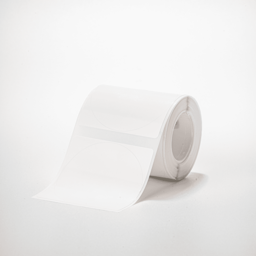 NIIMBOT T50 Etiket 50mm x 50mm (Tek Kolonda 1li) 150 adet Beyaz Yuvarlak (B1 B21S B3S B21 PRO)(1923)