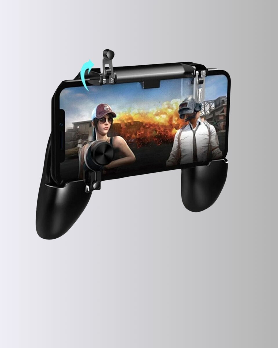 Mobil Oyunlar İçin Joystickli Ergonomik Gamepad Kontrol Cihazı