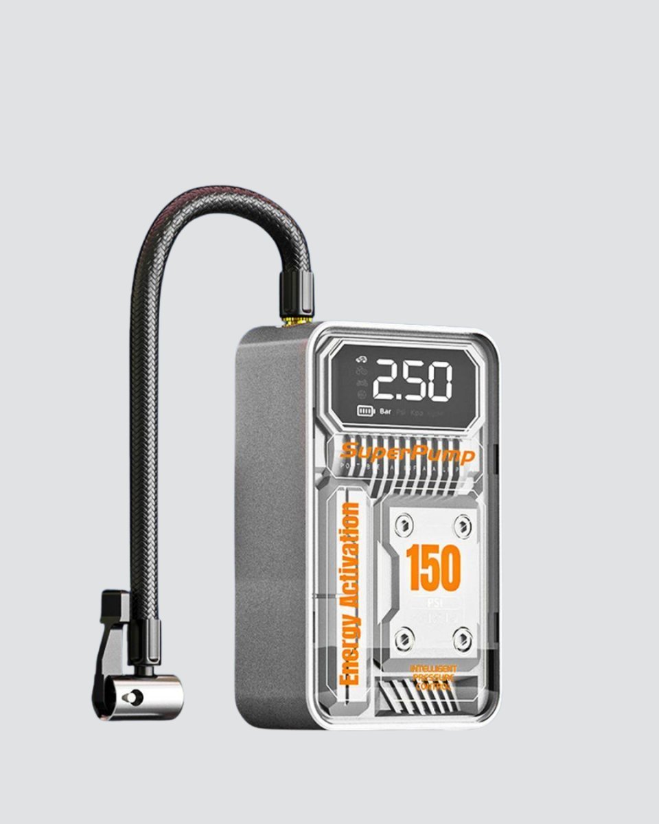 Taşınabilir Kablosuz Hava Pompası – 150 PSI Güçlü Basınç ve 6000mAh Şarjlı