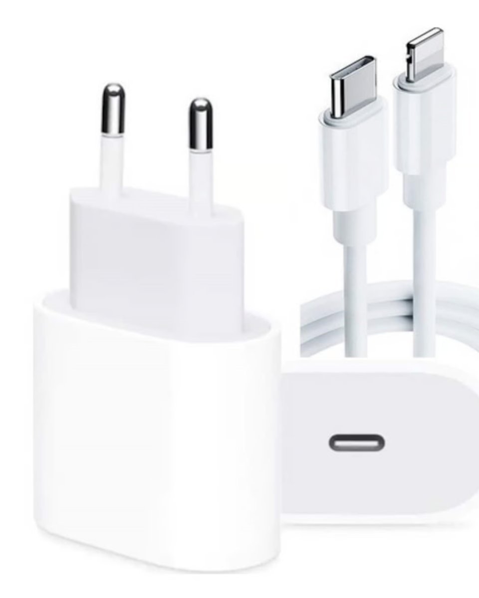 iPhone 14 13 12 11 8 Plus 7 Uyumlu 20W PD Hızlı Şarj Seti